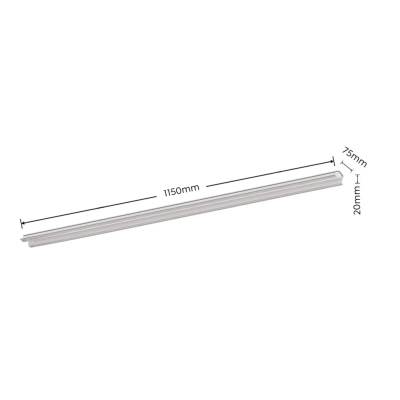 Duoline szynoprzewód 1150mm   srebrny 703809