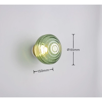 Earl kinkiet LED 1,5W 140lm 3000K złoty, zielony R27771115