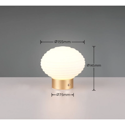 Earl lampka stołowa LED 2W 100lm 3000K złota R57771101