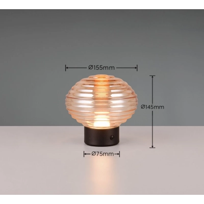 Earl lampka stołowa LED 2W 100lm 3000K czarna R57771113
