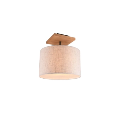 Elmau lampa sufitowa 1xE27 srebrna, biała 602100130 TRIO lighting