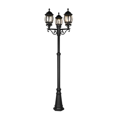 Elvo lampa stojąca 3xE27 czarna 406960332 TRIO lighting