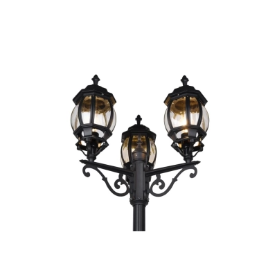 Elvo lampa stojąca 3xE27 czarna 406960332
