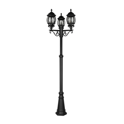 Elvo lampa stojąca 3xE27 czarna 406960332