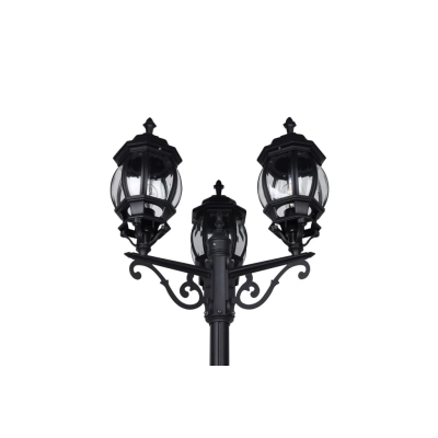 Elvo lampa stojąca 3xE27 czarna 406960332