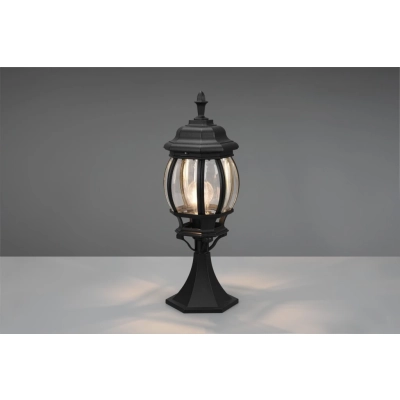 Elvo lampa stojąca 1xE27 czarna 506960132