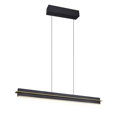 Emerson lampa wisząca LED 22W 2500lm 2700K-5000K czarna 346710180 TRIO lighting