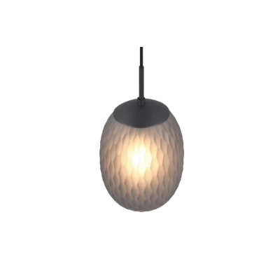 Facette lampa wisząca 1xE27 czarna 364200154