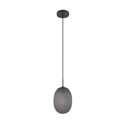 Facette lampa wisząca 1xE27 czarna 364200154