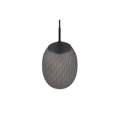 Facette lampa wisząca 1xE27 czarna 364200154