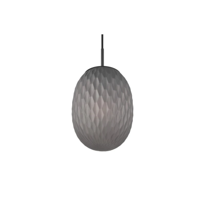 Facette lampa wisząca 1xE27 czarna 364200154