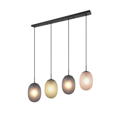 Facette lampa wisząca 4xE27 czarna 364200417 TRIO lighting