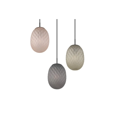 Facette lampa wisząca 3xE27 czarna 364230317