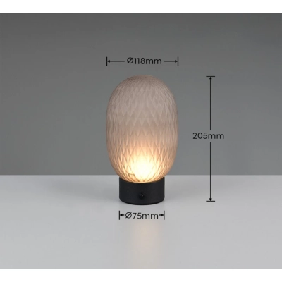 Facette lampka stołowa LED 1,5W 140lm 3000K czarna 564210154
