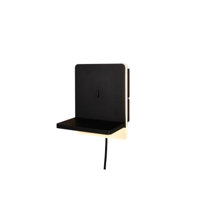 Fairfield kinkiet LED 9W 950lm 3000K czarny 248670132 TRIO lighting