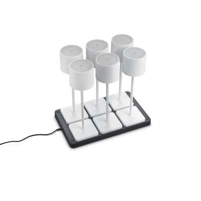 Fernandez lampa podłogowa LED 6x1W 6x130lm 2700K, 4000K, 6000K biała R54096631