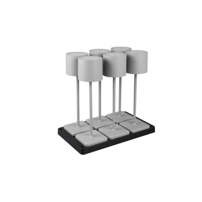 Fernandez lampa podłogowa LED 6x1W 6x130lm 2700K, 4000K, 6000K szara R54096677