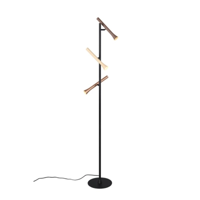 Fiato lampa podłogowa LED 3x3W 3x400lm 2300K, 3000K, 4000K czarna, brązowa 452010317
