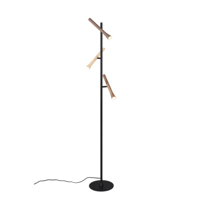 Fiato lampa podłogowa LED 3x3W 3x400lm 2300K, 3000K, 4000K czarna, brązowa 452010317