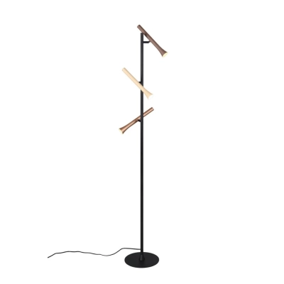 Fiato lampa podłogowa LED 3x3W 3x400lm 2300K, 3000K, 4000K czarna, brązowa 452010317