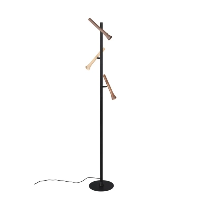 Fiato lampa podłogowa LED 3x3W 3x400lm 2300K, 3000K, 4000K czarna, brązowa 452010317