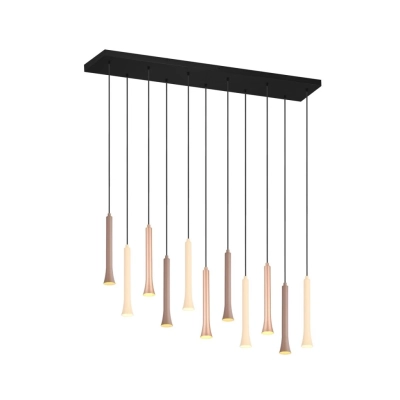 Fiato lampa wisząca LED 11x3W 1400lm 2300K, 3000K, 4000K czarna, brązowa 352011117 TRIO lighting