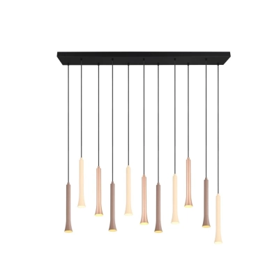 Fiato lampa wisząca LED 11x3W 1400lm 2300K, 3000K, 4000K czarna, brązowa 352011117