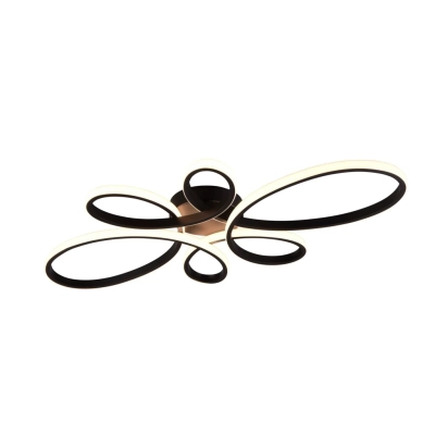 Fly lampa sufitowa LED 32W 3900lm 3000K czarna 645619132 TRIO lighting