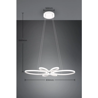Fly lampa wisząca LED 32W 3900lm 4000K biała 345619131