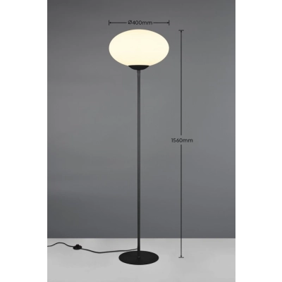 Fomento lampa podłogowa 1xE27 czarna 463100132