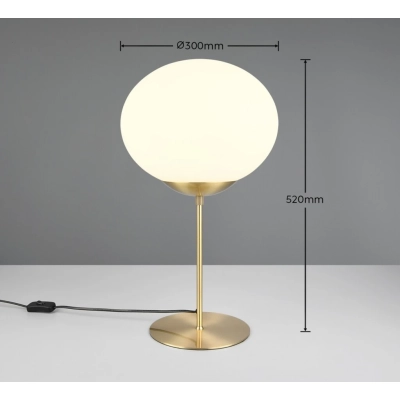 Fomento lampka stołowa 1xE27 złota 563100108