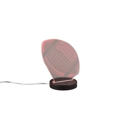 Football lampka stołowa LED 3W 250lm 3000K czarna R52821132