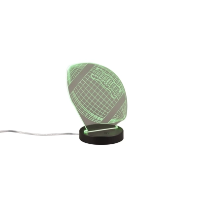 Football lampka stołowa LED 3W 250lm 3000K czarna R52821132