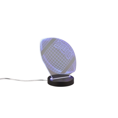Football lampka stołowa LED 3W 250lm 3000K czarna R52821132