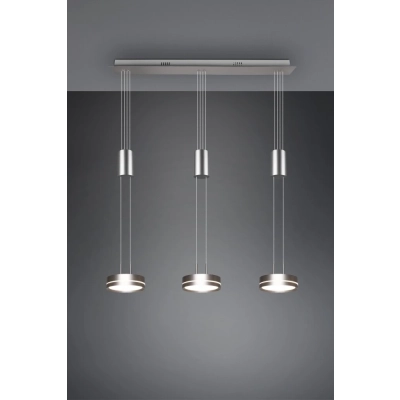 Franklin lampa wisząca LED 9W 1050lm 3000K srebrna 326510307