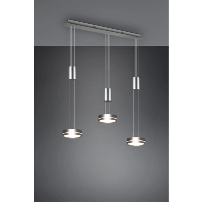 Franklin lampa wisząca LED 9W 1050lm 3000K srebrna 326510307