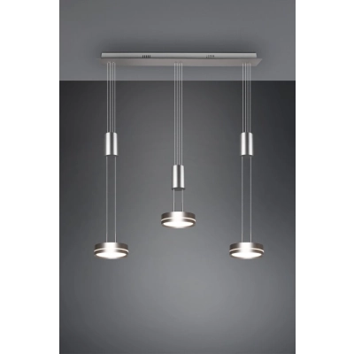 Franklin lampa wisząca LED 9W 1050lm 3000K srebrna 326510307