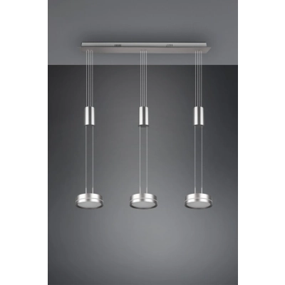 Franklin lampa wisząca LED 9W 1050lm 3000K srebrna 326510307
