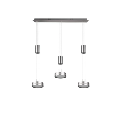 Franklin lampa wisząca LED 9W 1050lm 3000K srebrna 326510307