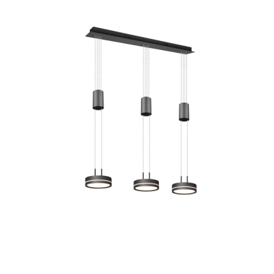 Franklin lampa wisząca LED 9W 1050lm 3000K antracyt 326510342 TRIO lighting
