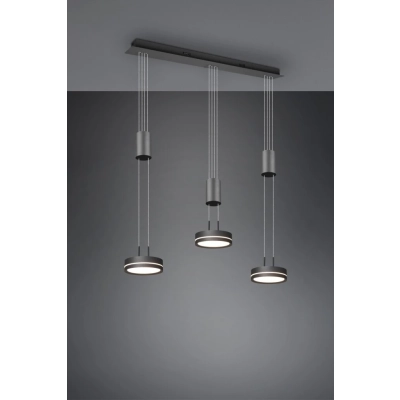 Franklin lampa wisząca LED 9W 1050lm 3000K antracyt 326510342