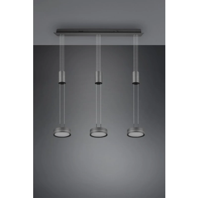Franklin lampa wisząca LED 9W 1050lm 3000K antracyt 326510342