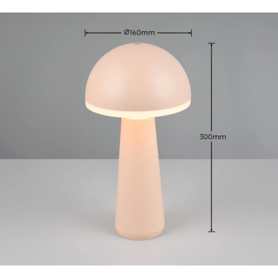 Fungo lampa podłogowa LED 2W 200lm 3000K, 4000K, 5000K kremowa R57716166