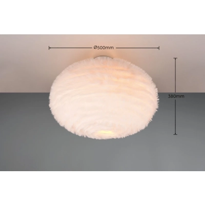 Furry lampa sufitowa 2xE27 biała R61582001