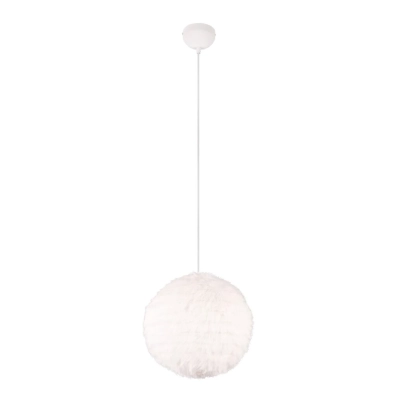 Furry lampa wisząca 1xE27 biała R31581001 TRIO lighting