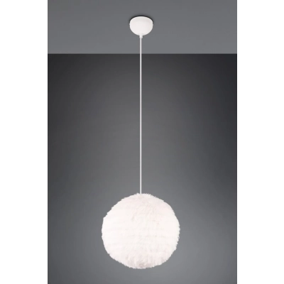 Furry lampa wisząca 1xE27 biała R31581001