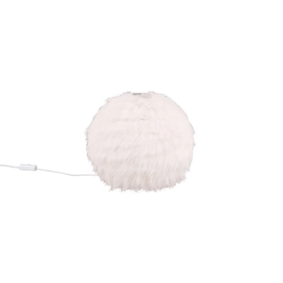 Furry lampka stołowa 1xE14 biała R51581001 TRIO lighting