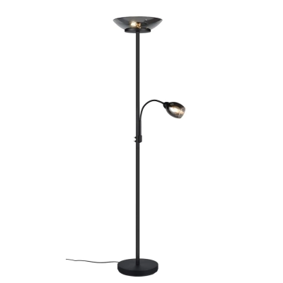 Gerry lampa podłogowa 2xE27 czarna, srebrna R40063132 TRIO lighting