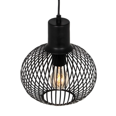 Gila lampa wisząca 1xE27 czarna 365700132