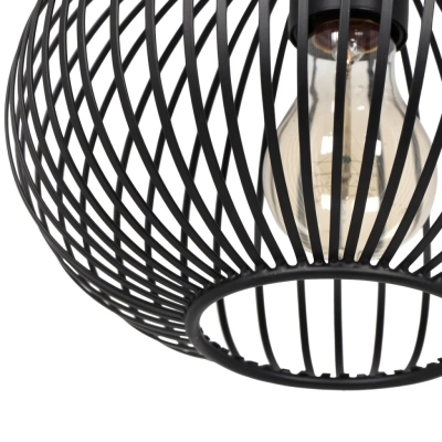 Gila lampa wisząca 1xE27 czarna 365700132